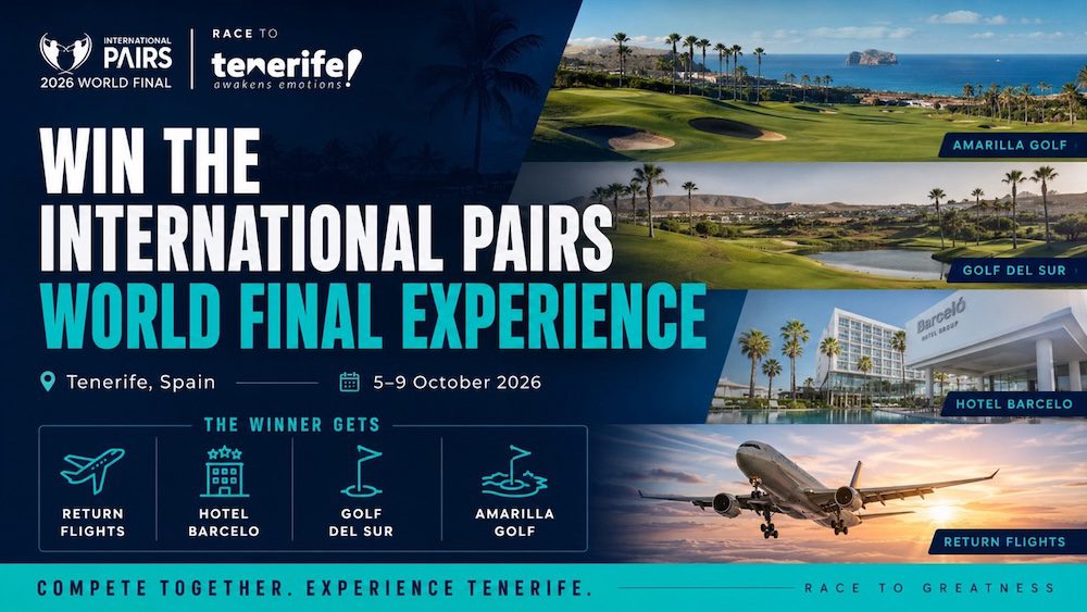 International Pairs South Africa lucky draw prize: win the 2026 World Final experience in Tenerife